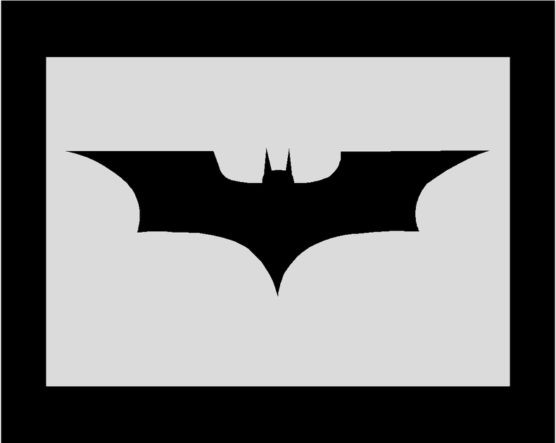 Bat Stencil Stencil Marking Group Ltd