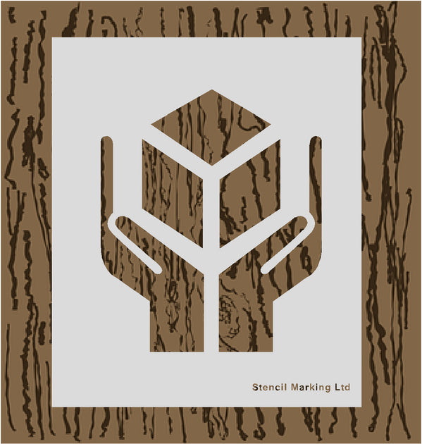 Handle with Care Stencil Type 2 Stencil Marking Group Ltd