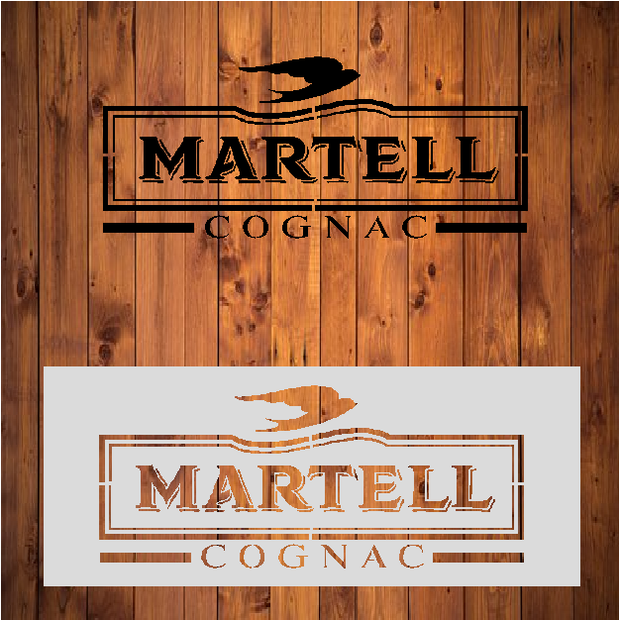 Martell Brandy Stencil