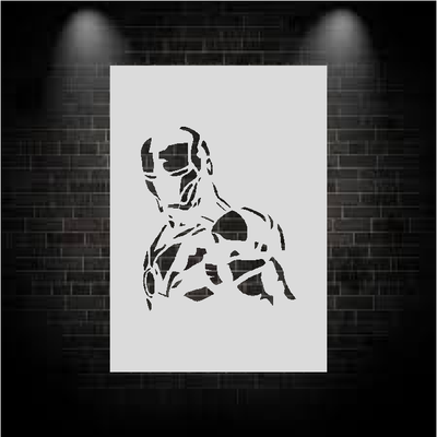 Iron Man Stencil