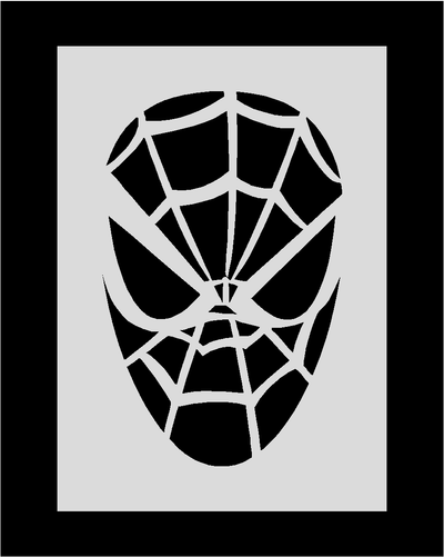 Spider Man Stencil