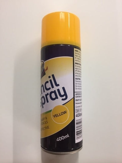 YELLOW SPRAY PAINT