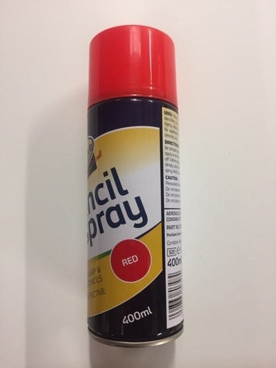 RED SPRAY PAINT