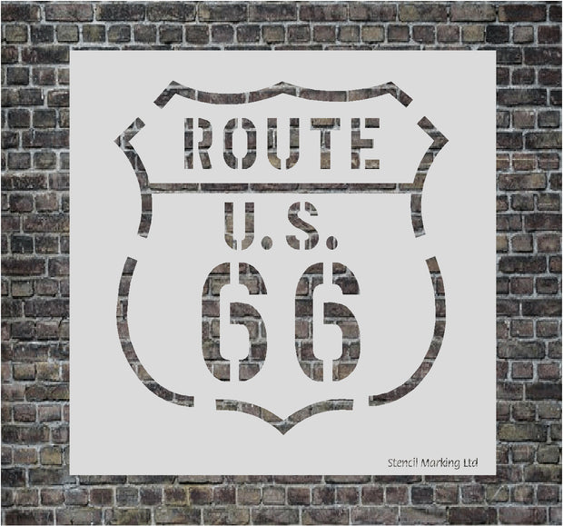 Route 66 Stencil