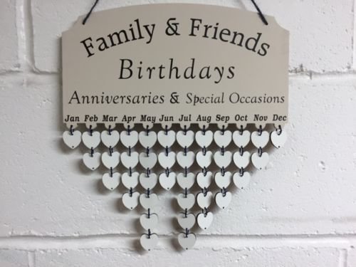 Wooden Birthday Memory Board