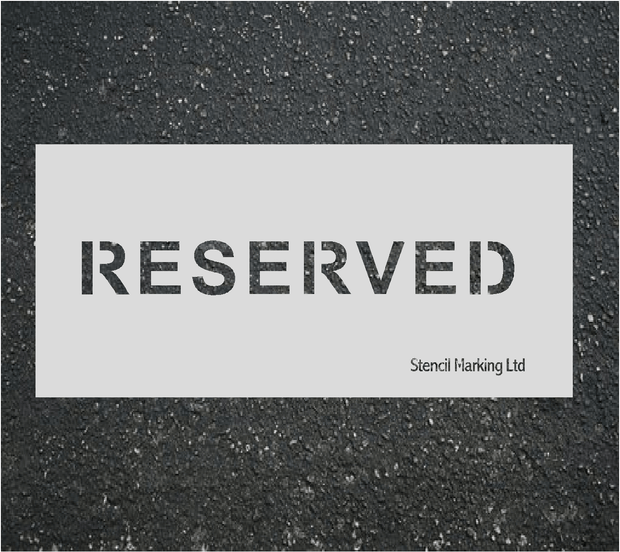 RESERVED Stencil