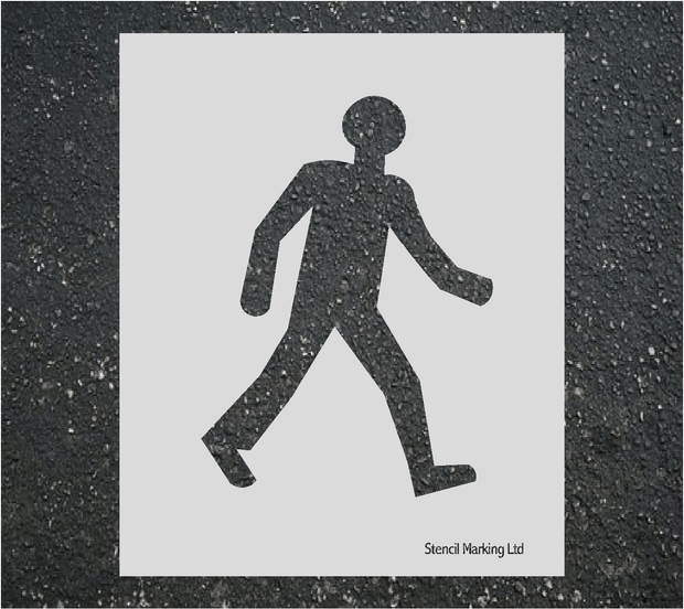 WALKING MAN STENCIL