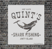 Quints Shop (Jaws) Stencil