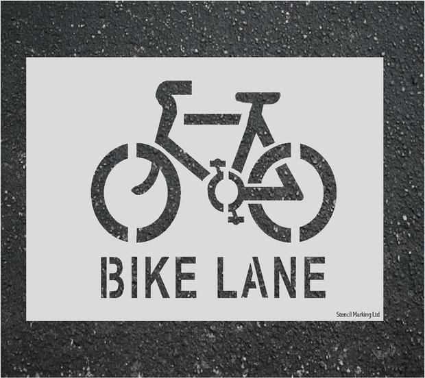 BIKE LANE Stencil – Stencil Marking Group Ltd