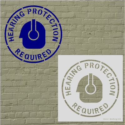HEARING PROTECTION STENCIL