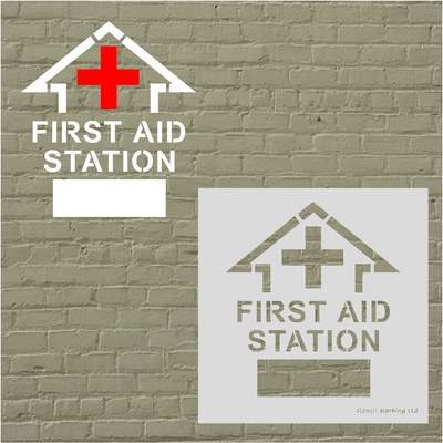 FIRST AID STENCIL