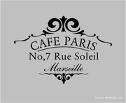 CAFE PARIS STENCIL