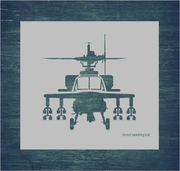 Gun Ship Stencil