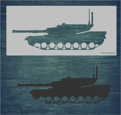 TANK Stencil