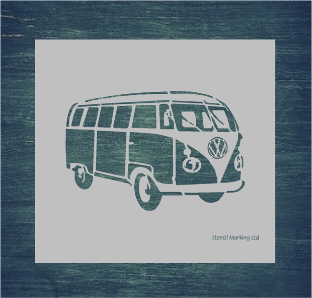 Camper Van Stencil